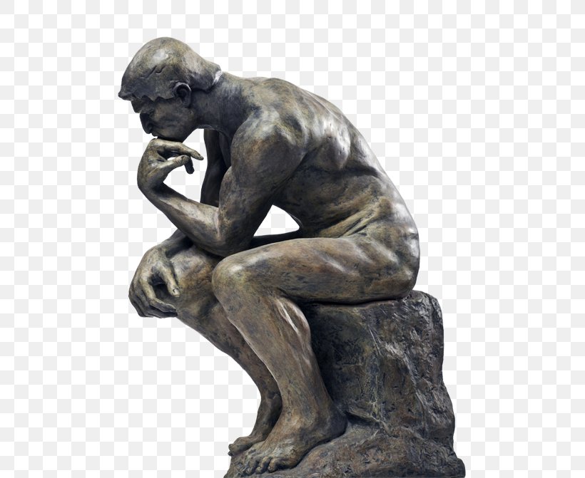 The Thinker Television Intelligence, PNG, 500x671px, Thinker, Bronze, Bronze Sculpture, Classical Sculpture, Figurine Download Free