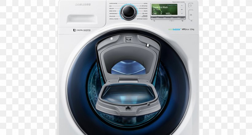 Washing Machines Samsung Home Appliance Laundry, PNG, 1440x774px, Washing Machines, Clothes Dryer, Hardware, Home Appliance, Laundry Download Free