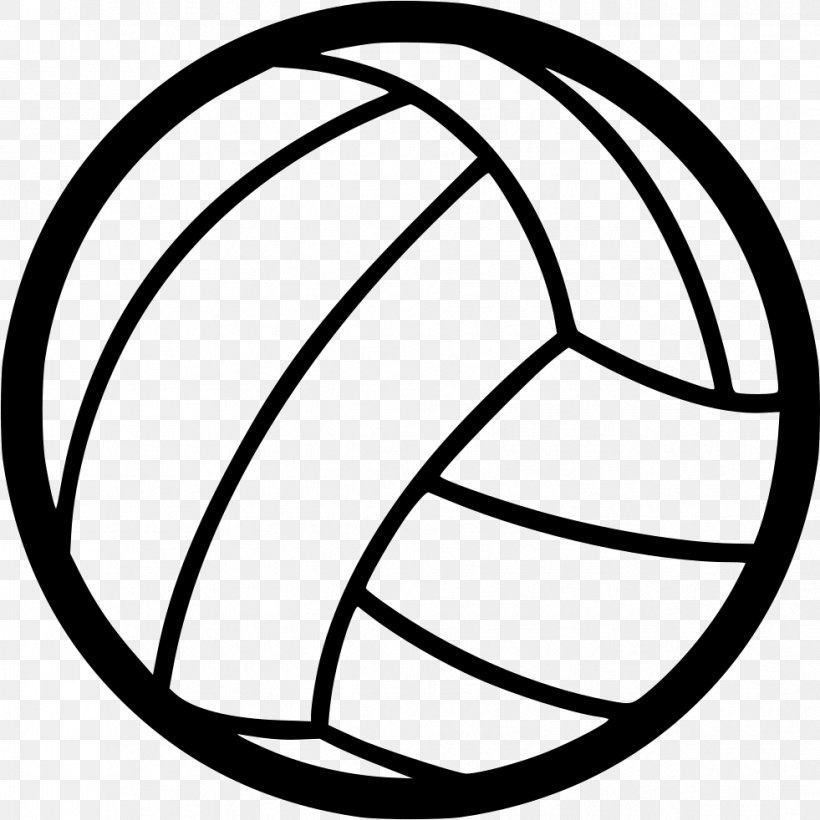 Clip Art Beach Volleyball Vector Graphics Free Content, PNG, 981x982px, Volleyball, Area, Ball, Beach Volleyball, Black Download Free