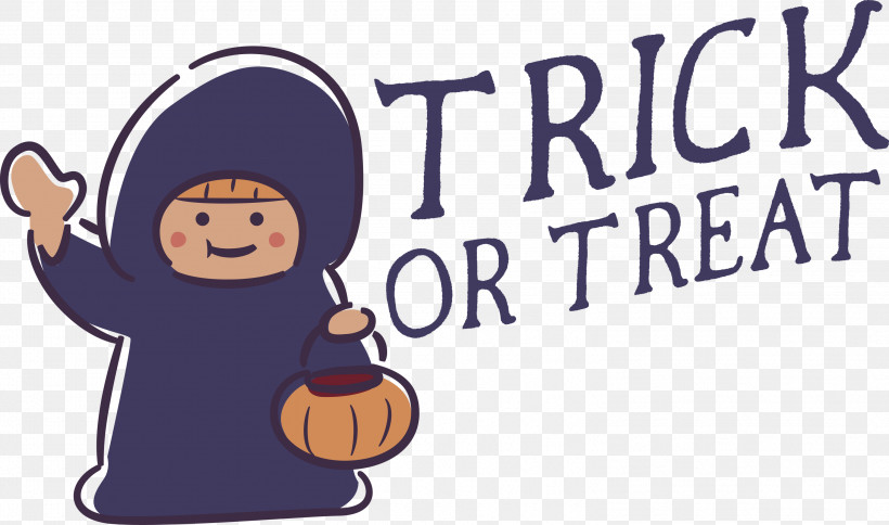 Trick Or Treat Trick-or-treating, PNG, 2999x1771px, Trick Or Treat, Behavior, Cartoon, Character, Happiness Download Free