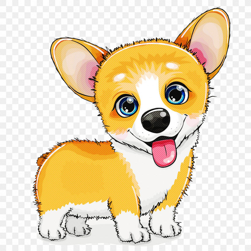 Dog Pembroke Welsh Corgi Welsh Corgi Cartoon Chihuahua, PNG, 1000x1000px, Dog, Cardigan Welsh Corgi, Cartoon, Chihuahua, Companion Dog Download Free