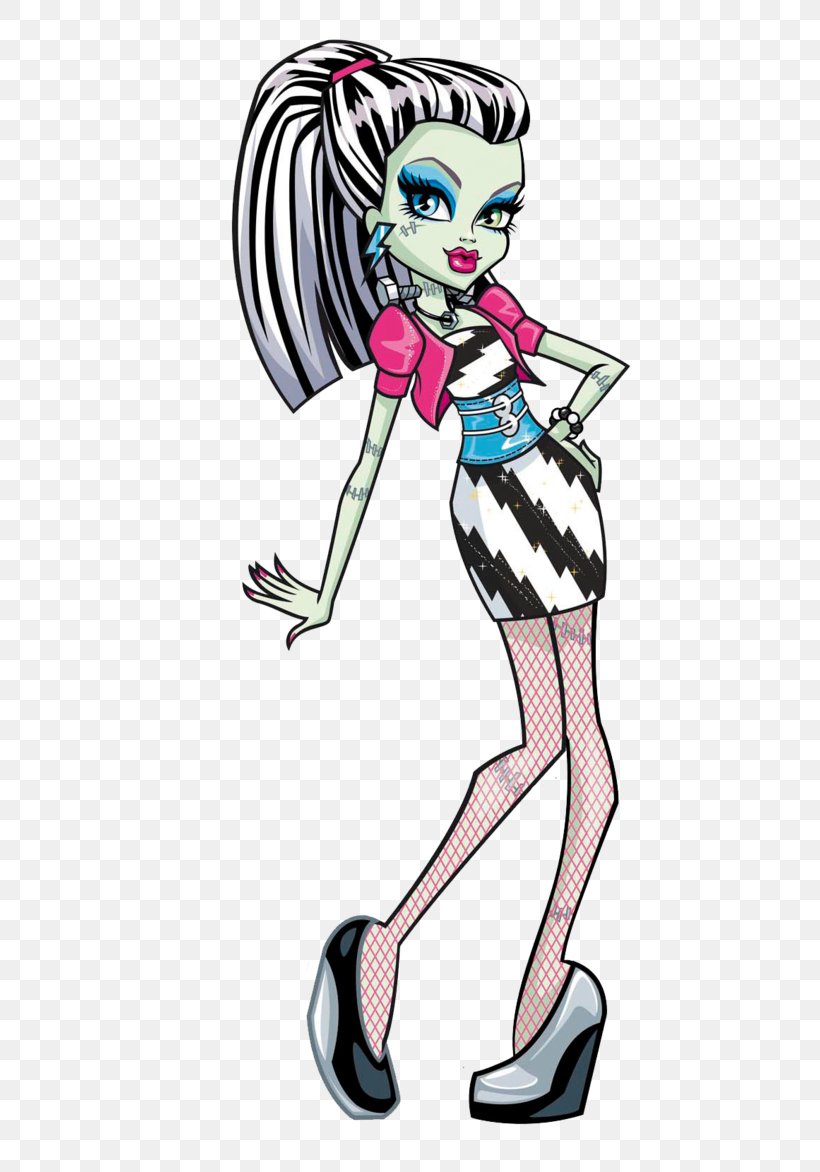 Monster High: Ghoul Spirit Frankie Stein Doll, PNG, 500x1172px, Watercolor, Cartoon, Flower, Frame, Heart Download Free