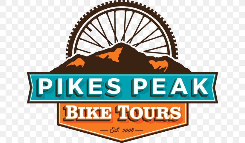 Pikes Peak Bike Tours Bicycle Logo Brand, PNG, 640x479px, Pikes Peak, Area, Bicycle, Brand, Logo Download Free