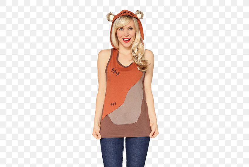 T-shirt Return Of The Jedi Chewbacca Hoodie Ewok, PNG, 550x550px, Watercolor, Cartoon, Flower, Frame, Heart Download Free