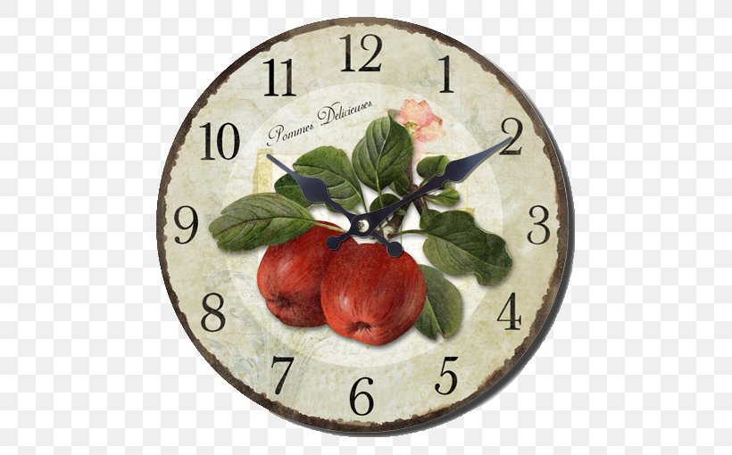 Clock Movement Hodiny JVD NB5 Hodiny Na Stenu.sk Watch, PNG, 510x510px, Clock, Apple, Food, Fruit, Movement Download Free