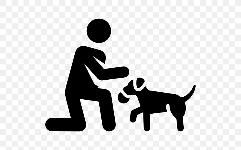 Dog Training Pet Sitting Puppy, PNG, 512x512px, Dog, Animal Training, Black, Black And White, Calming Signals Download Free