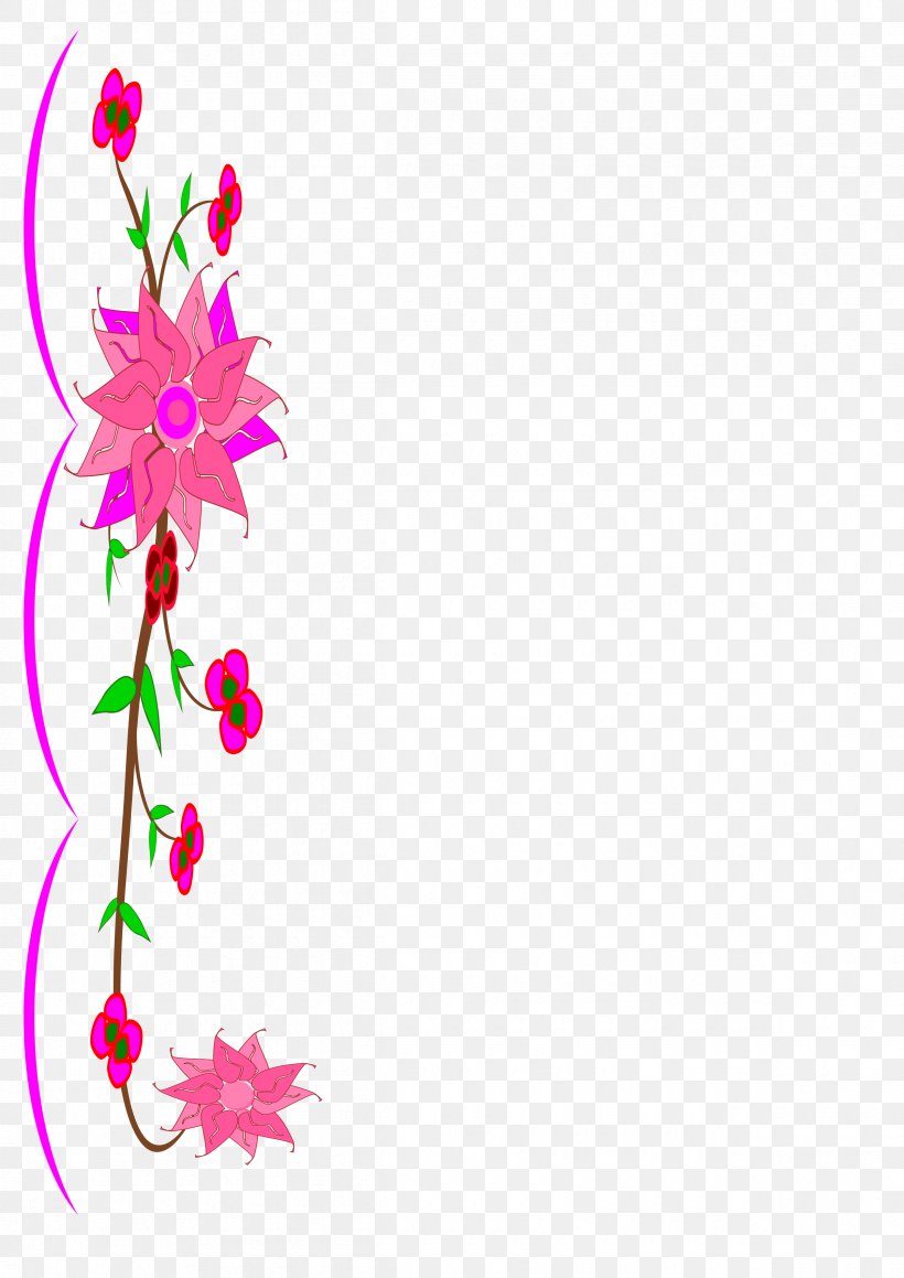 Flower Floral Design Clip Art, PNG, 2400x3394px, Flower, Area, Blog, Border, Branch Download Free
