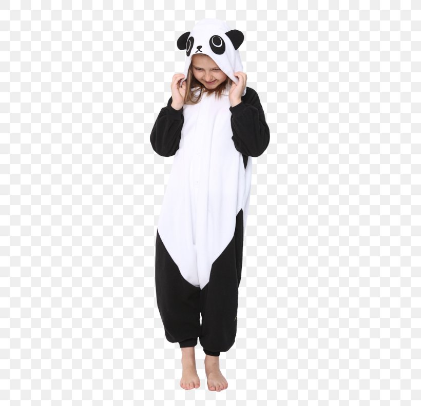 Giant Panda Onesie Costume Pajamas Child, PNG, 650x792px, Giant Panda, Adult, Animal Print, Boy, Child Download Free