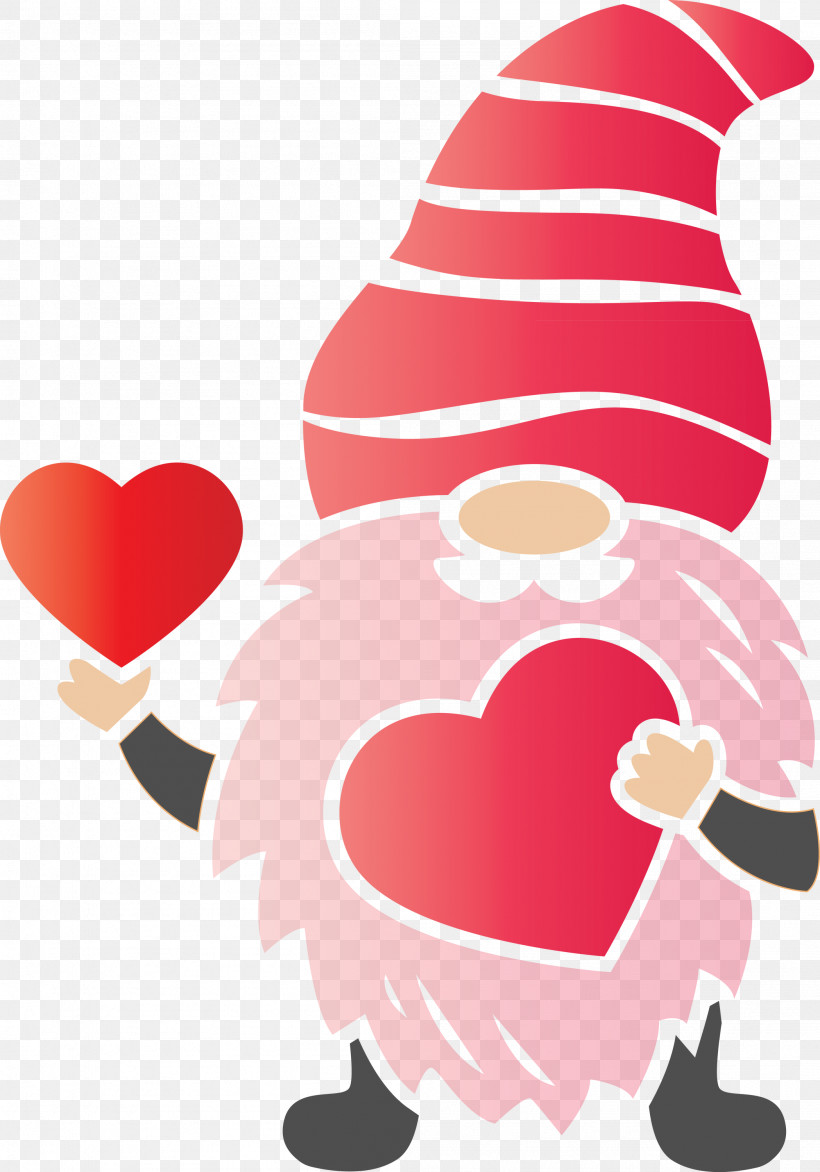 Gnome Loving Red Heart, PNG, 2098x3000px, Gnome, Heart, Love, Loving, Pink Download Free