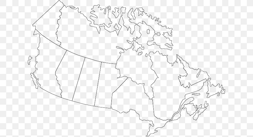 Canada Blank Map World Map, PNG, 640x445px, Canada, Area, Artist, Artwork, Black Download Free