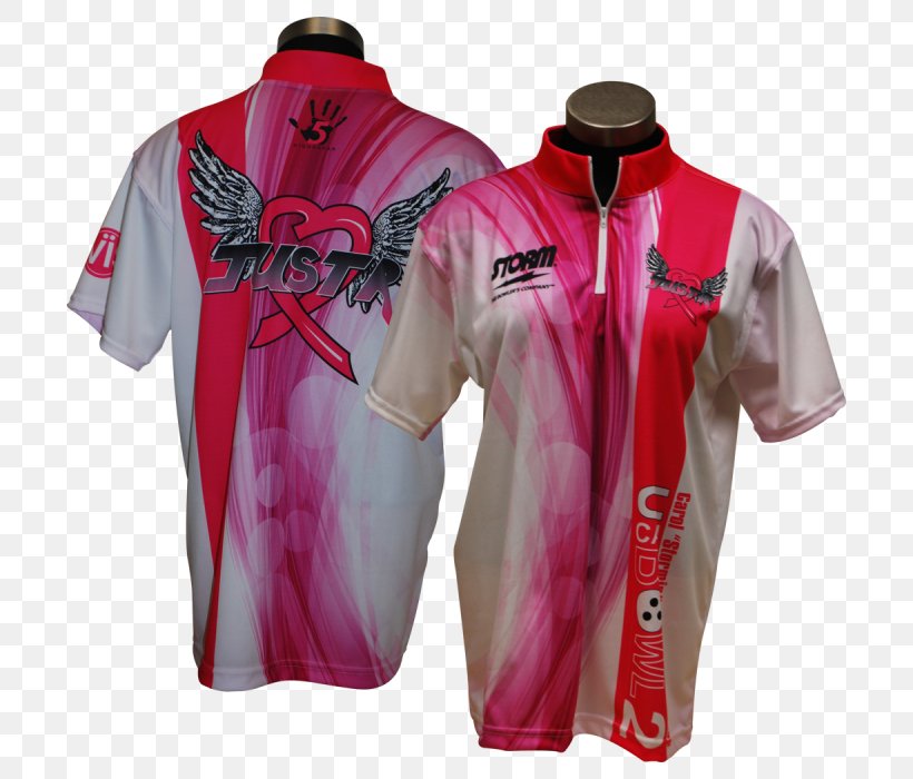 Jersey T-shirt Sleeve Clothing, PNG, 700x700px, Jersey, Bowling, Clothing, Magenta, Pete Weber Download Free
