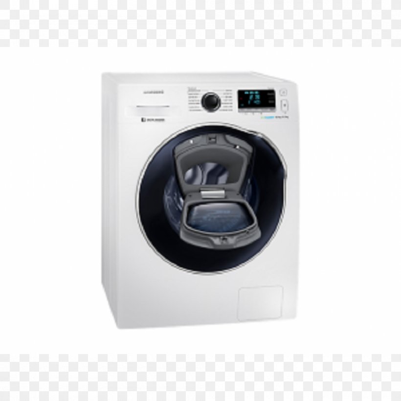 Washing Machines Samsung AddWash WF15K6500 Combo Washer Dryer, PNG, 1000x1000px, Washing Machines, Clothes Dryer, Combo Washer Dryer, Detergent, Home Appliance Download Free