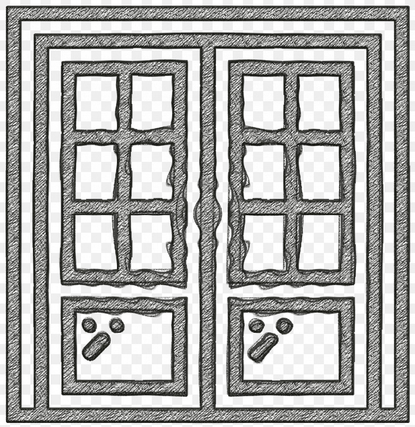 Door Icon Household Set Icon, PNG, 1022x1052px, Door Icon, Black, Black And White, Furniture, Household Set Icon Download Free