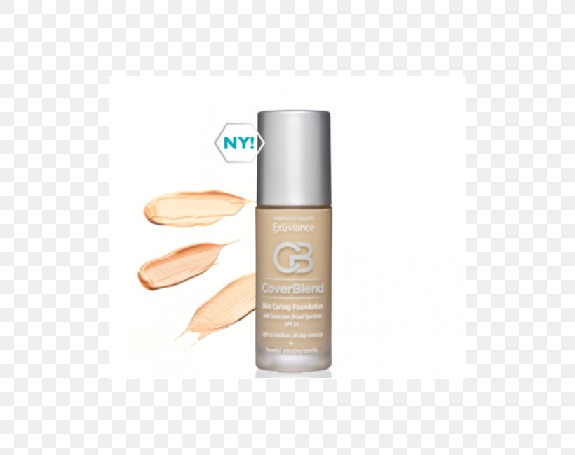 Exuviance Skin Caring Foundation Cream Sunscreen Cosmetics, PNG, 509x650px, Cream, Beauty, Beautym, Beige, Cosmetics Download Free
