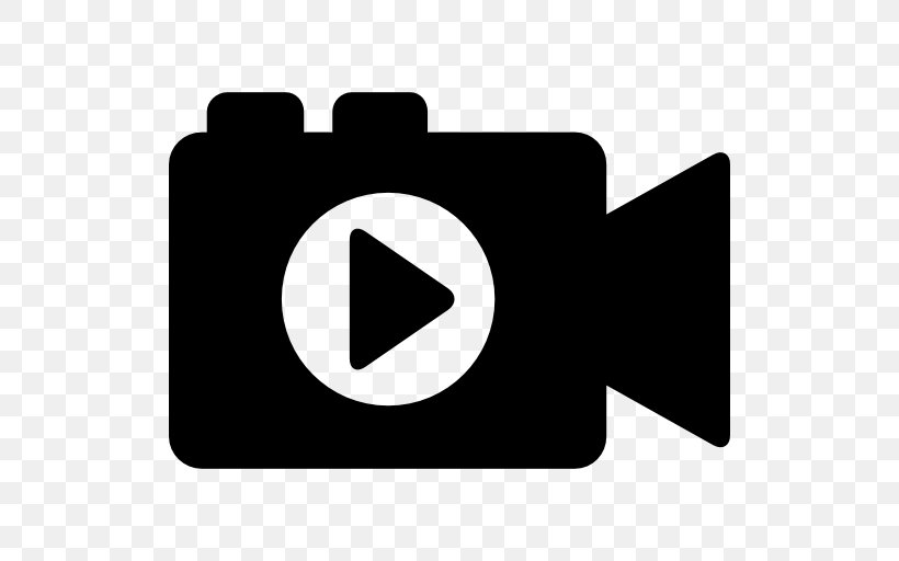 Film Video Cameras Cinema, PNG, 512x512px, Film, Black, Black And White, Brand, Cam Download Free