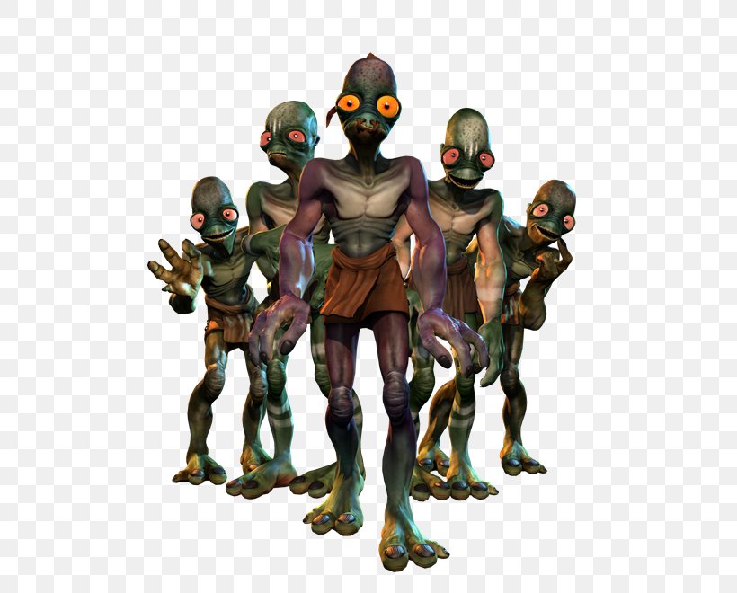 Oddworld: Abe's Oddysee Oddworld: New 'n' Tasty! Oddworld: Abe's Exoddus Oddworld: Munch's Oddysee Wii U, PNG, 660x660px, Wii U, Abe, Action Figure, Armour, Fictional Character Download Free