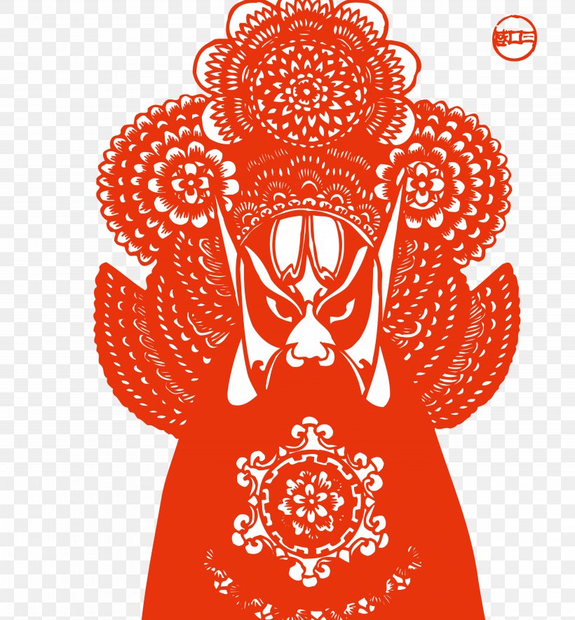 Peking Opera Illustration, PNG, 4986x5385px, Watercolor, Cartoon, Flower, Frame, Heart Download Free