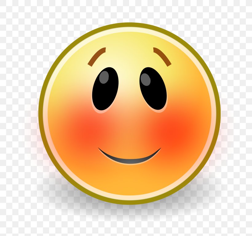 Smiley Blushing Emoticon Emoji, PNG, 768x768px, Smiley, Blog, Blushing, Conversation, Embarrassment Download Free