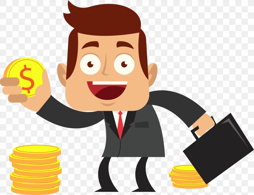 Vector Graphics Business Euclidean Vector Image Cartoon, PNG, 2835x2174px, Business, Businessperson, Cartoon, Coin, Communication Download Free