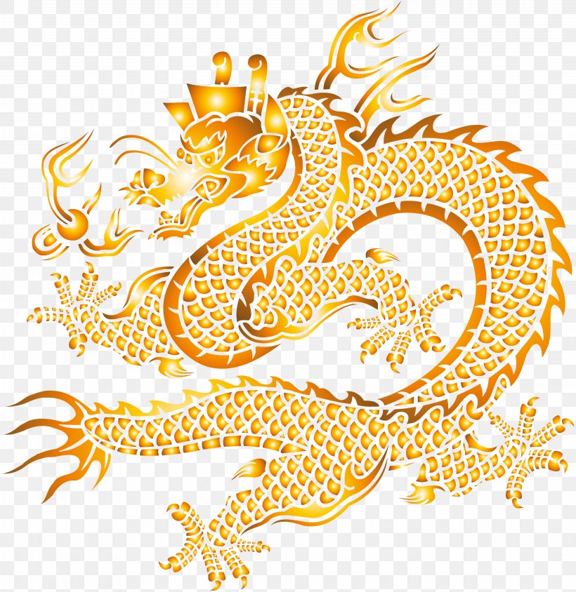 China Chinese Dragon Clip Art, PNG, 3906x4024px, China, Chinese Dragon, Dragon, Fictional Character, Gold Download Free