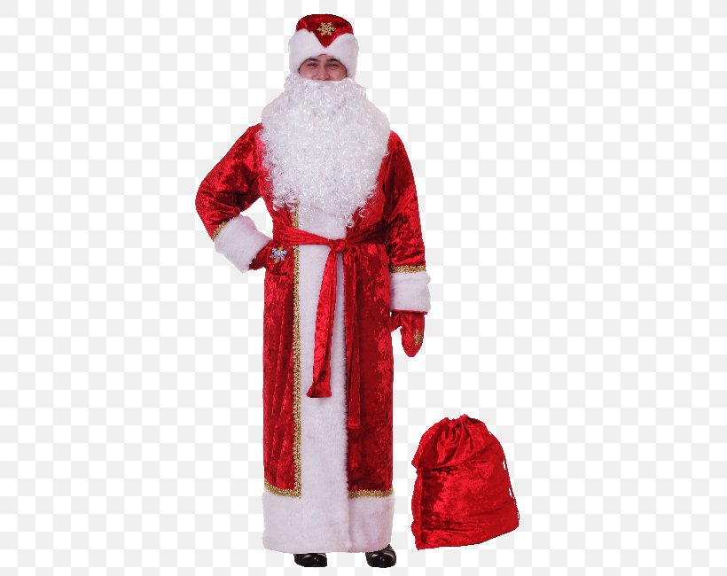 Santa Claus Ded Moroz Snegurochka Costume Grandfather, PNG, 411x650px, 2018, Santa Claus, Clothing, Costume, Ded Moroz Download Free