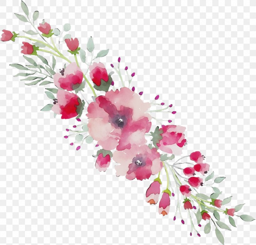 Cherry Blossom Cartoon, PNG, 944x904px, Watercolor, Art, Artificial Flower, Blossom, Bouquet Download Free