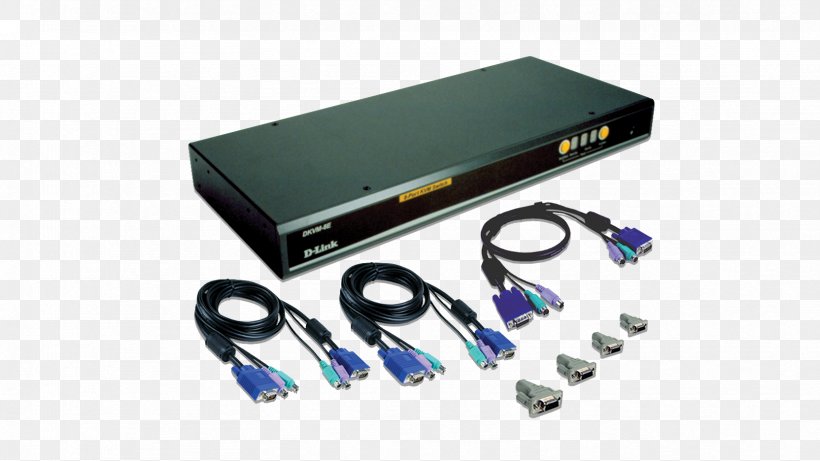 Electrical Cable Computer Mouse Computer Keyboard KVM Switches D-Link, PNG, 1664x936px, Electrical Cable, Cable, Computer, Computer Component, Computer Hardware Download Free