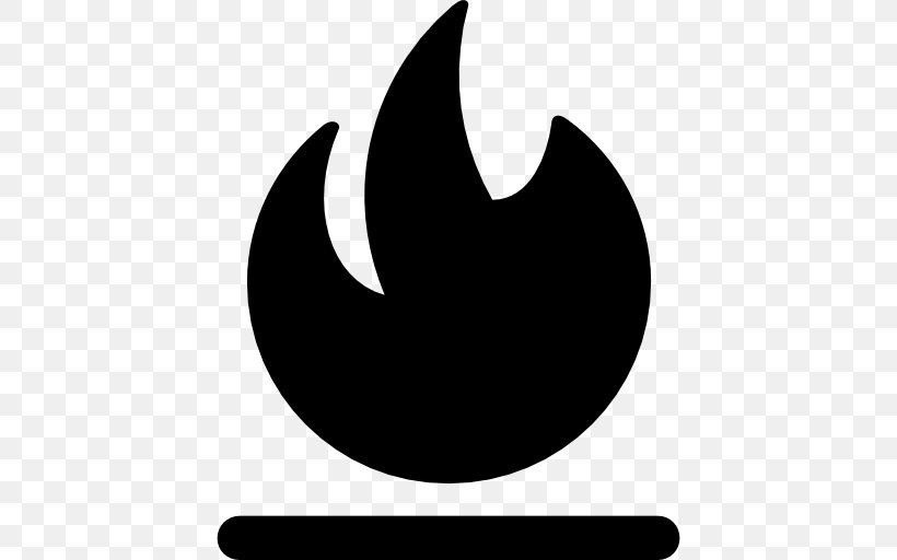 Fire, PNG, 512x512px, Fire, Black, Black And White, Crescent, Flame Download Free