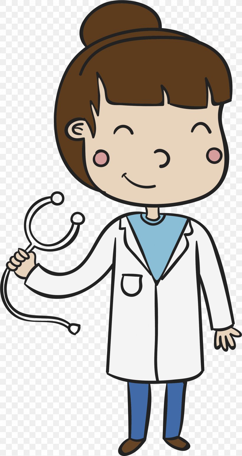 Physician Clip Art, PNG, 1776x3338px, Watercolor, Cartoon, Flower ...