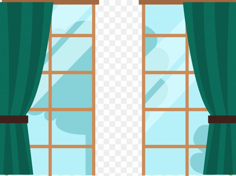 Window Curtain Glass Euclidean Vector, PNG, 1384x1031px, Window, Azure, Blue, Curtain, Daylighting Download Free