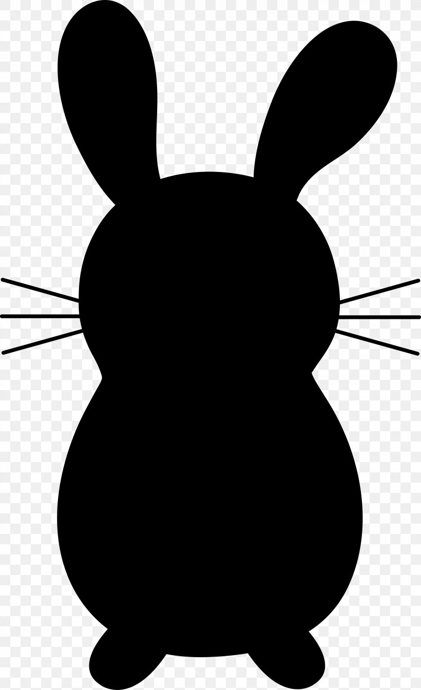 Domestic Rabbit Whiskers Clip Art Pattern Silhouette, PNG, 3250x5328px, Domestic Rabbit, Black M, Blackandwhite, Cartoon, Mouse Download Free