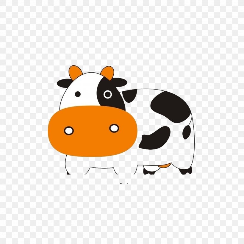 Dairy Cattle Cartoon Stroke Child, PNG, 2953x2953px, Cattle, Animation, Black And White, Cartoon, Child Download Free