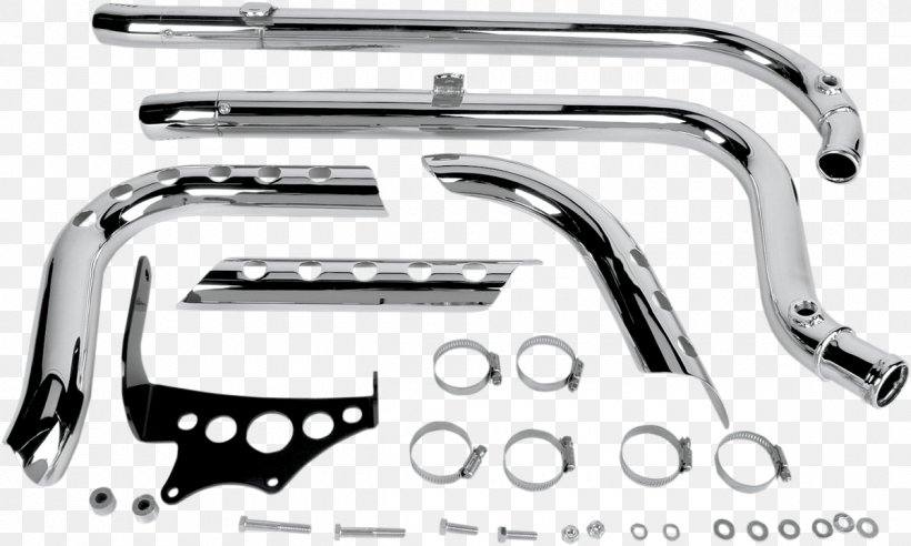 Exhaust System カスタムパーツ Motorcycle Muffler Harley-Davidson, PNG, 1200x720px, Exhaust System, Auto Part, Automotive Exhaust, Automotive Exterior, Black And White Download Free