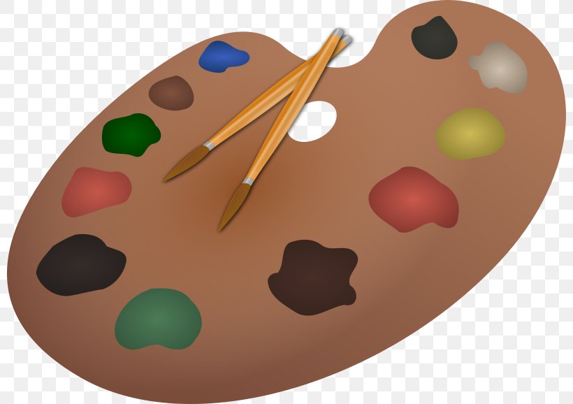 Palette Paintbrush Painting, PNG, 800x578px, Palette, Art, Artist, Brown, Brush Download Free
