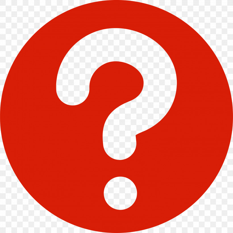 Red Question Mark, PNG, 2985x2985px, Red Question Mark, Circle, Logo, Number, Red Download Free