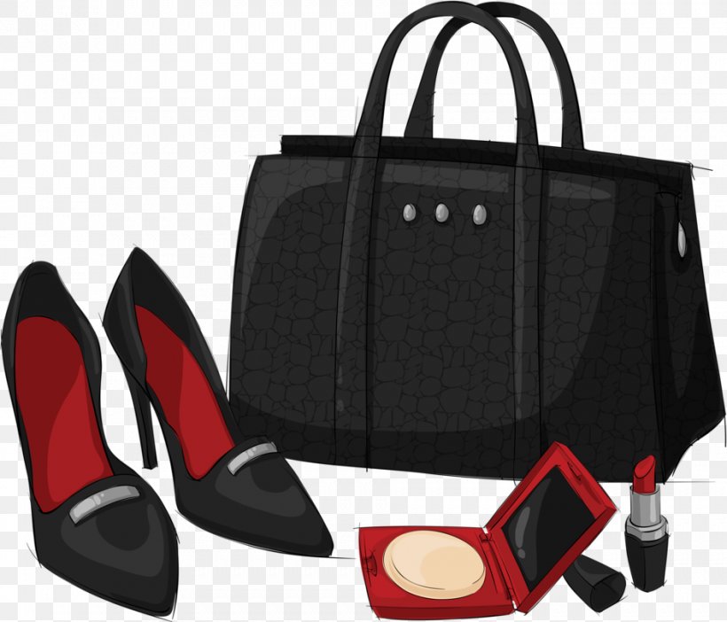 Clothing Accessories Handbag Clip Art, PNG, 943x808px, Clothing Accessories, Armoires Wardrobes, Bag, Black, Brand Download Free