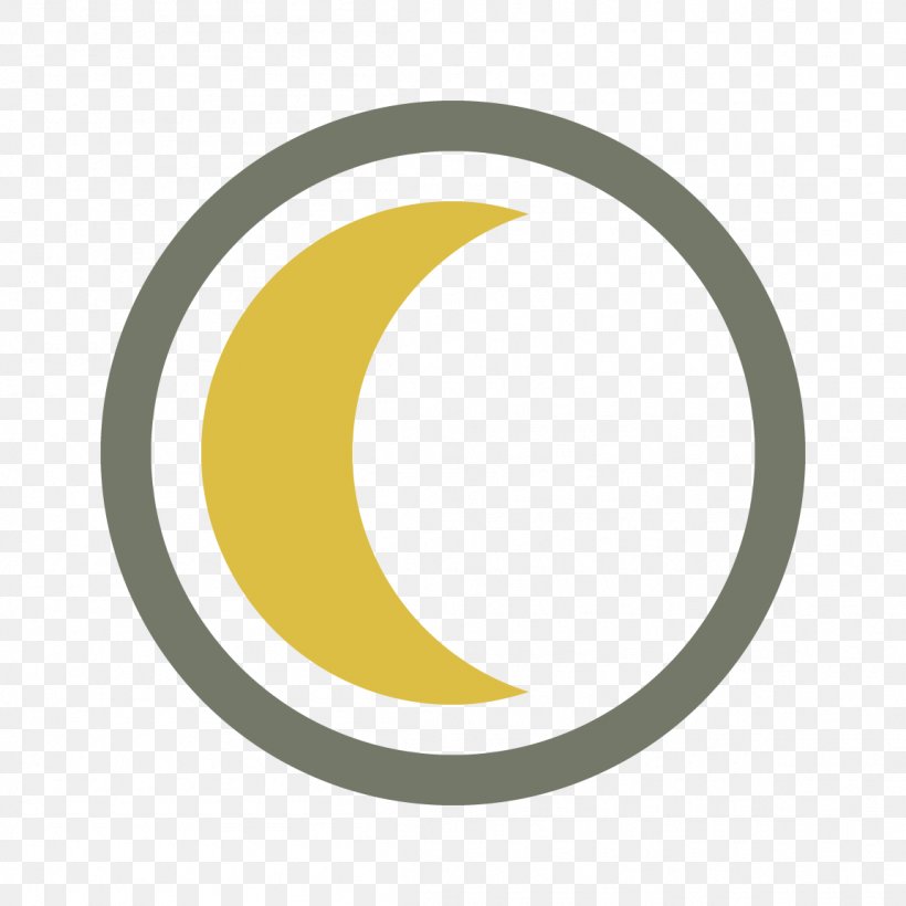 Logo Symbol Circle Brand, PNG, 1152x1152px, Logo, Brand, Crescent, Symbol, Yellow Download Free