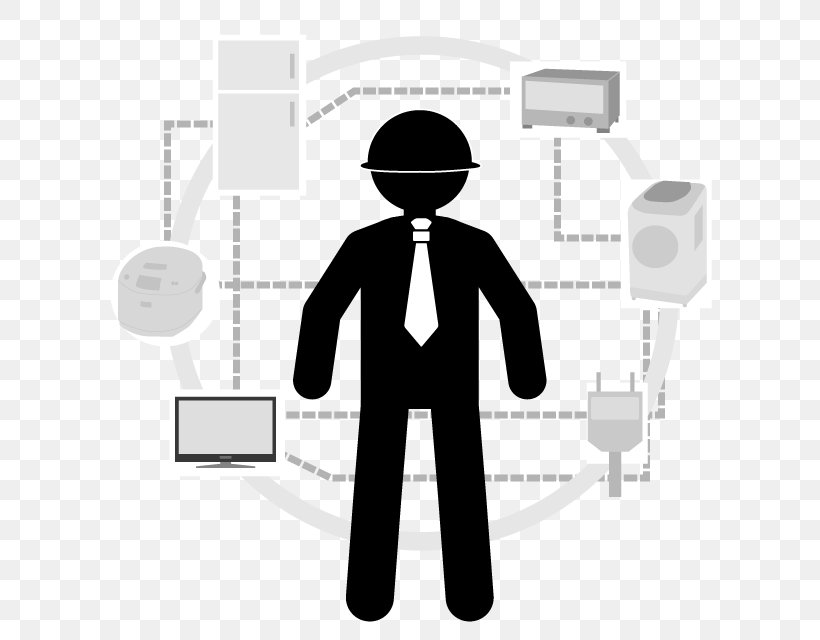 Technology Job Engineer, PNG, 640x640px, Technology, Black And White, Business, Communication, Engineer Download Free