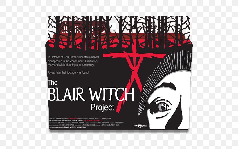 The Blair Witch Project Splatter Film Horror Found Footage, PNG, 512x512px, Blair Witch Project, Advertising, Blair Witch, Brand, Documentary Film Download Free