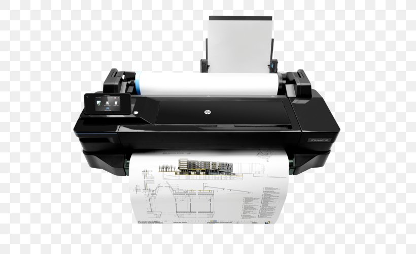 Hewlett-Packard Wide-format Printer HP DesignJet T120 Plotter, PNG, 604x500px, Hewlettpackard, Electronic Device, Hardware, Hp Designjet T120, Hp Laserjet Download Free