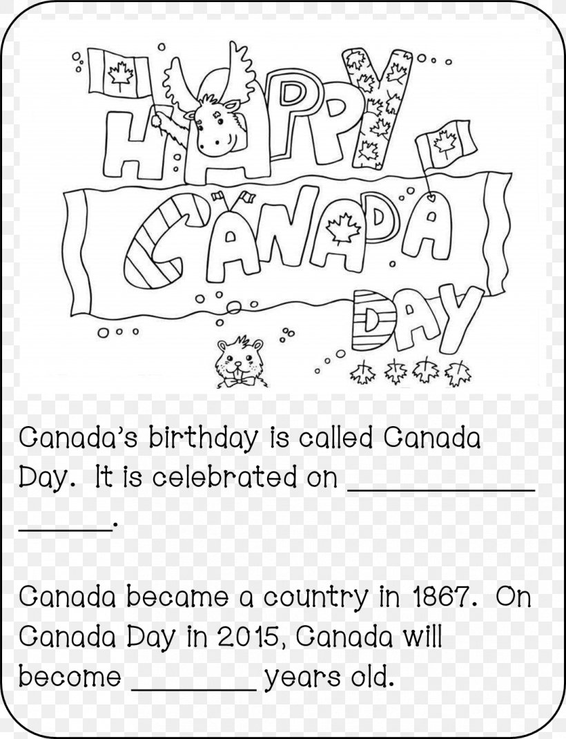 National Flag Of Canada Day Coloring Book, PNG, 1089x1422px, Canada, Area, Art, Black And White, Calligraphy Download Free