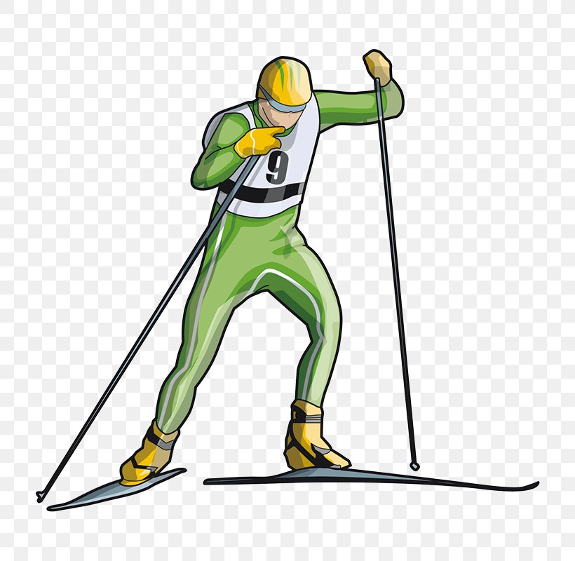 Ski Pole Cross-country Skiing Winter Sport Winter Olympic Games, PNG, 800x800px, Ski Pole, Biathlon, Crosscountry Skiing, Drawing, Fictional Character Download Free