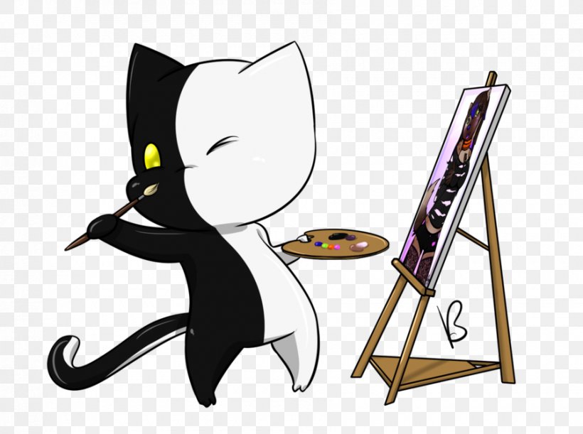 Cat Clip Art, PNG, 900x671px, Cat, Cartoon, Cat Like Mammal, Easel, Mammal Download Free