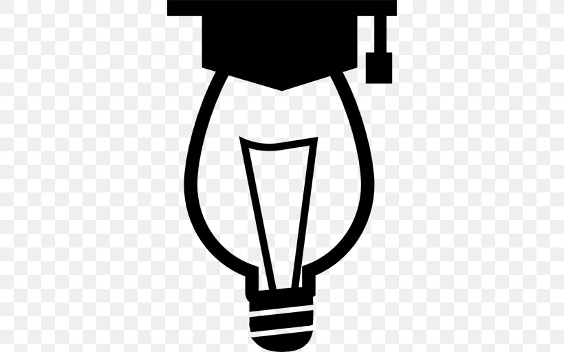 Incandescent Light Bulb Lamp Incandescence, PNG, 512x512px, Light, Black, Black And White, Education, Incandescence Download Free