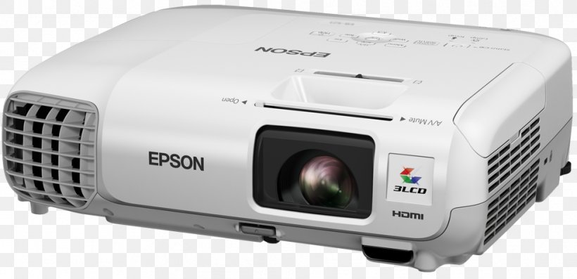3LCD Multimedia Projectors Epson PowerLite S27 XGA, PNG, 987x479px, Multimedia Projectors, Electronics, Epson, Highdefinition Television, Lcd Projector Download Free