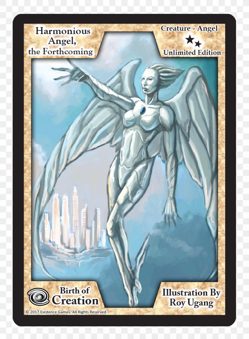 Collectible Card Game Playing Card Cartoon, PNG, 825x1125px, Collectible Card Game, Angel, Birth, Card Game, Cartoon Download Free