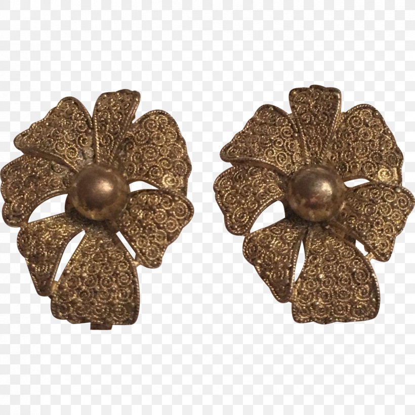 Earring Sterling Silver Bronze Flower, PNG, 1236x1236px, Earring, Bronze, Earrings, Flower, German Language Download Free