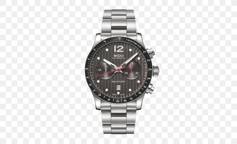 Chronometer Watch Chronograph Mido Tachymeter, PNG, 500x500px, Watch, Bracelet, Brand, Chronograph, Chronometer Watch Download Free