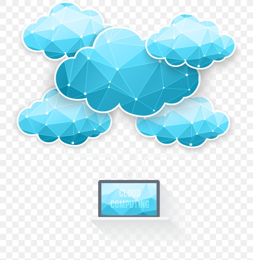 Cloud Computing Euclidean Vector, PNG, 763x845px, Cloud Computing, Aqua, Azure, Blue, Computer Download Free