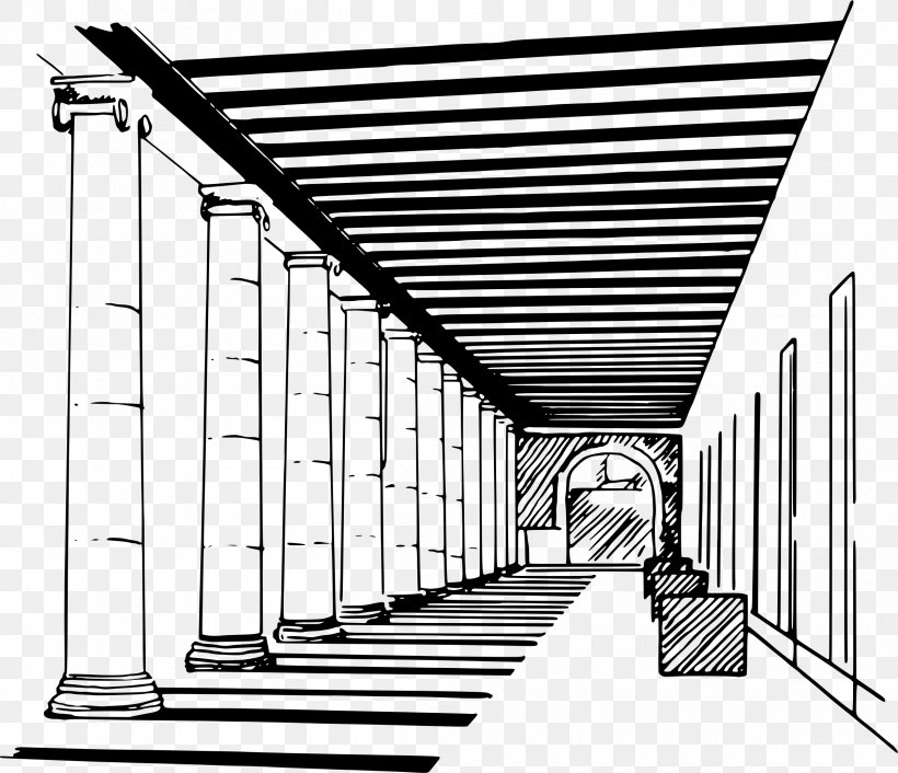 Stoa Ancient Greece Clip Art, PNG, 2400x2067px, Stoa, Ancient Greece, Arch, Architecture, Area Download Free